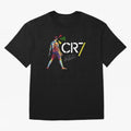 Cr7 Cristiano Ronaldo Signature Oversized T-Shirt Carry the Colors and Pride of Global Football Passion for FIFA World Cup 2026, Highlighting Messi, Neymar and Mbappe, England and Germany, Goal Celebration Energy, Supporter Heritage, Football Icons