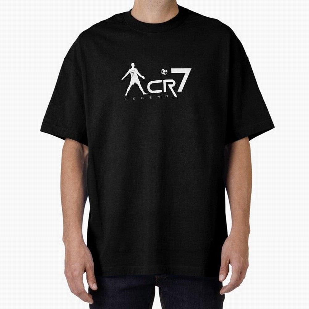 CR 7 - Ronaldo Football Legend Celebration Oversized T-Shirt Join the Countdown to FIFA World Cup 2026 Group Stage Spirit, with Brazil, Portugal and Argentina, CR7, Football History, Final Match Energy, Crowd Noise and Once in a Lifetime Moments;