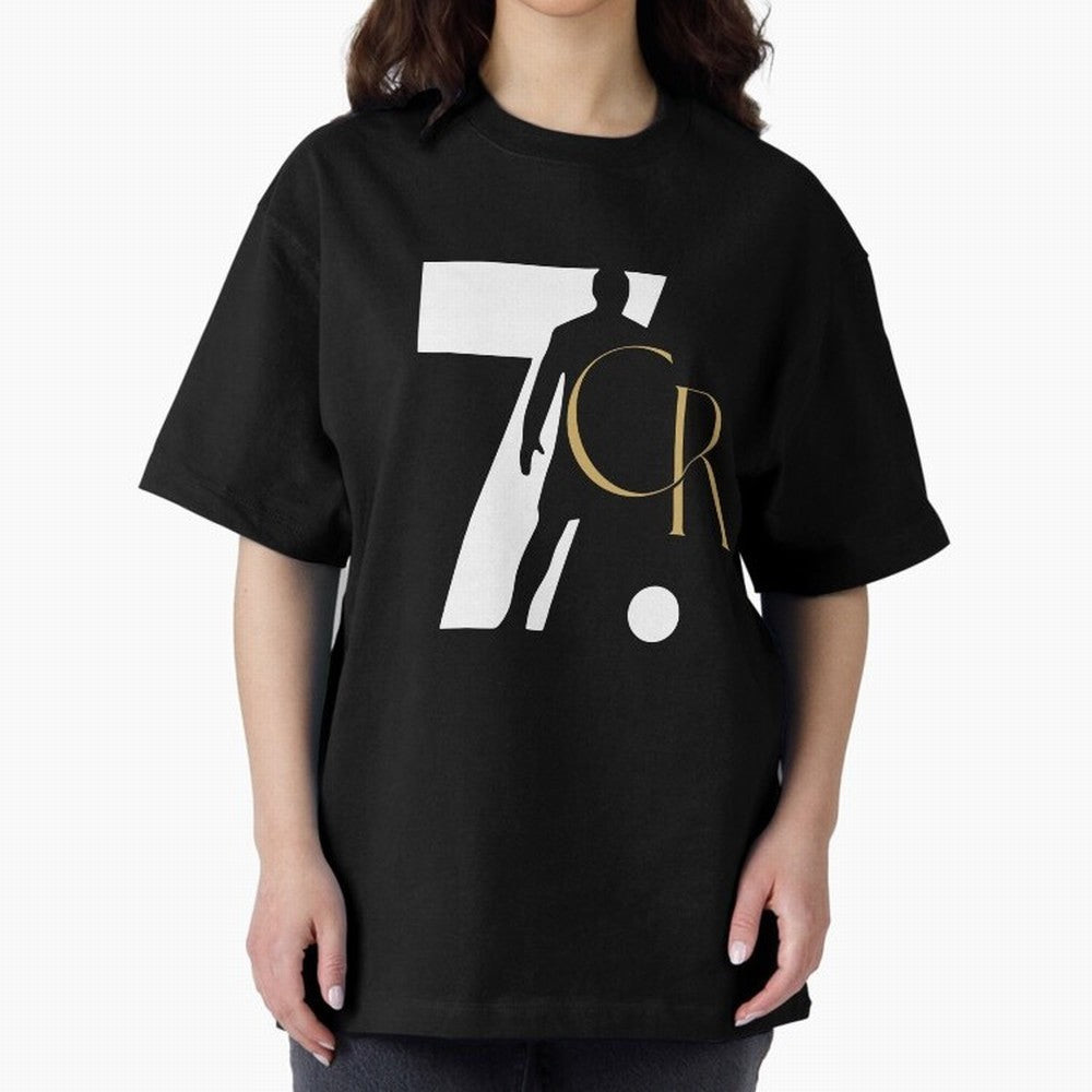 Cristiano Ronaldo Oversized T-Shirt Relive Match Day Hype around FIFA World Cup 2026 USA Canada Mexico, Mbappe and Neymar, Brazil, Retro Football Energy, Iconic Rivalries, Trophy Chase Drama and Stadium Atmosphere; Ideal for Fans Who Follow Messi,