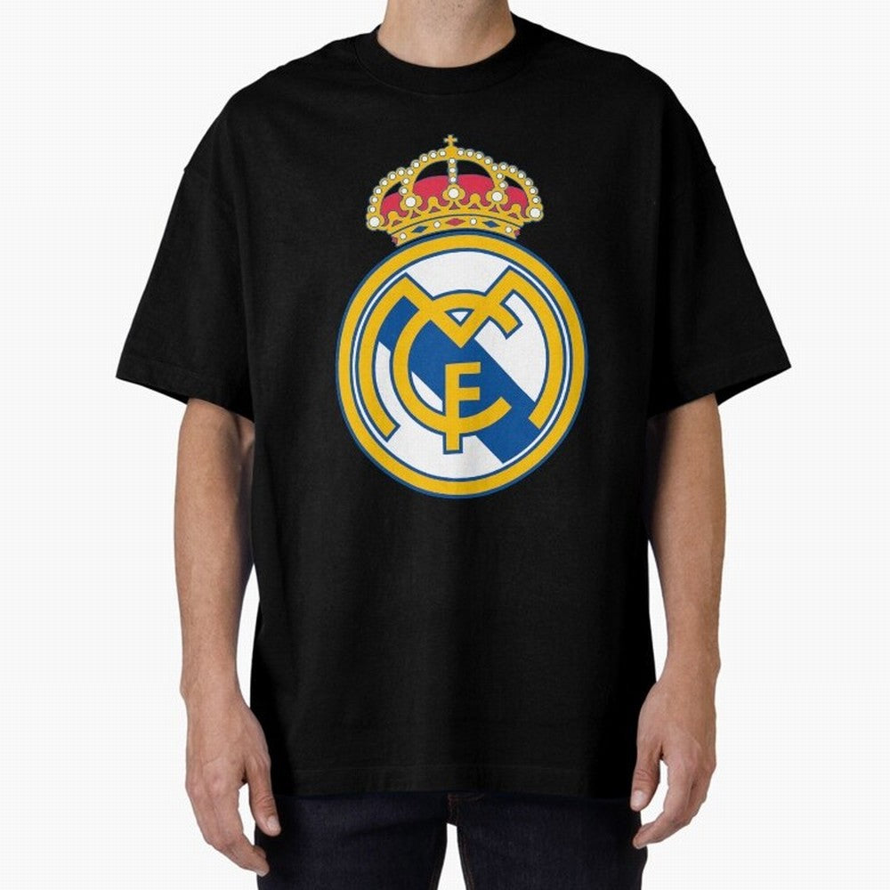 The Madrid CF Logo Oversized T-Shirt Celebrate Classic Football Spirit in the FIFA World Cup 2026 USA Canada Mexico Journey through Mbappe and Neymar Highlights, France Pride, Stadium Chants, National Pride, Trophy Dreams and Unforgettable Football