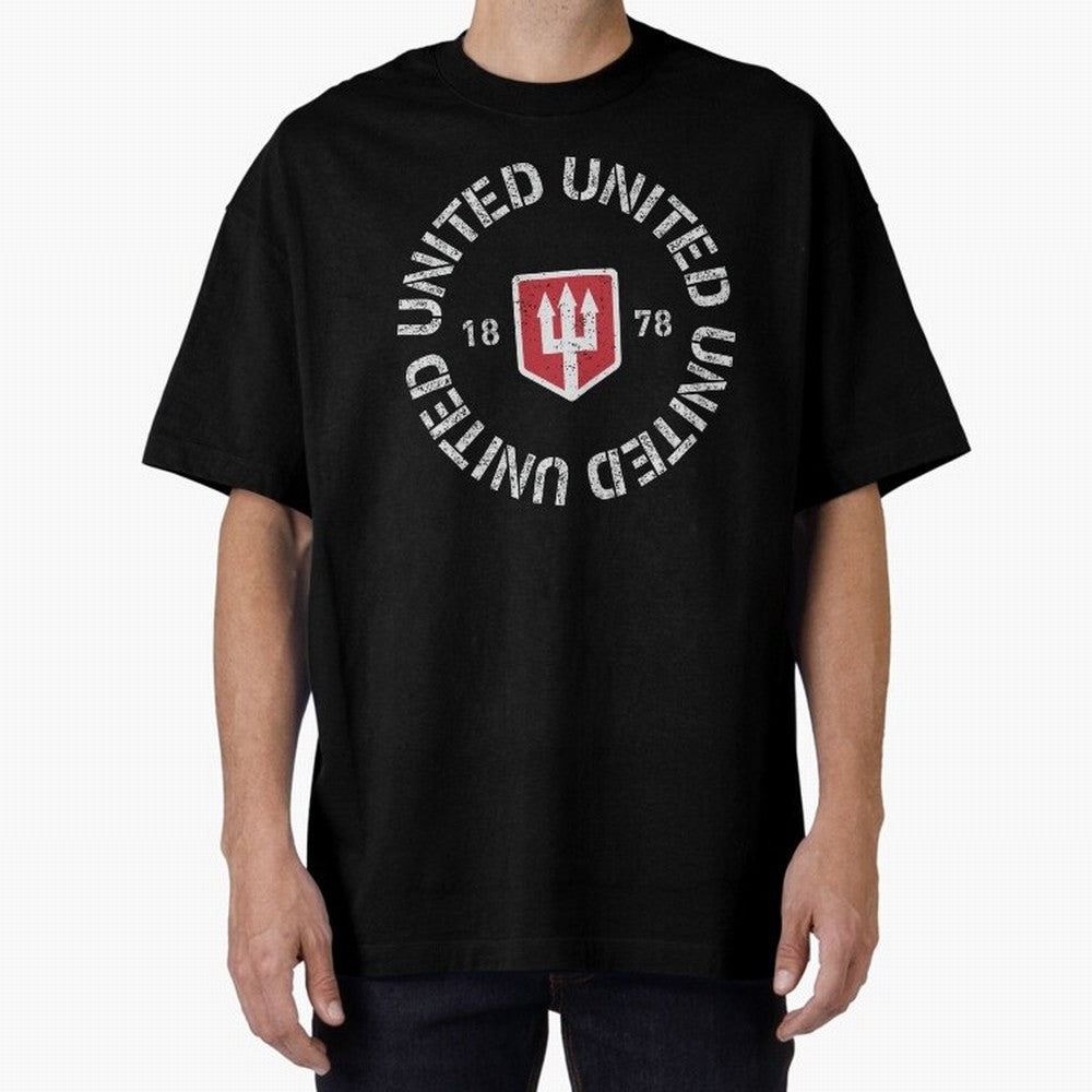 Manchester United Retro Vintage Oversized T-Shirt Fuel Global Football Passion for FIFA World Cup 2026 Group Stage, Filled with CR7, England and Germany, Soccer Culture, Superstar Moments, National Team Dreams and Competitive Fire; Built for
