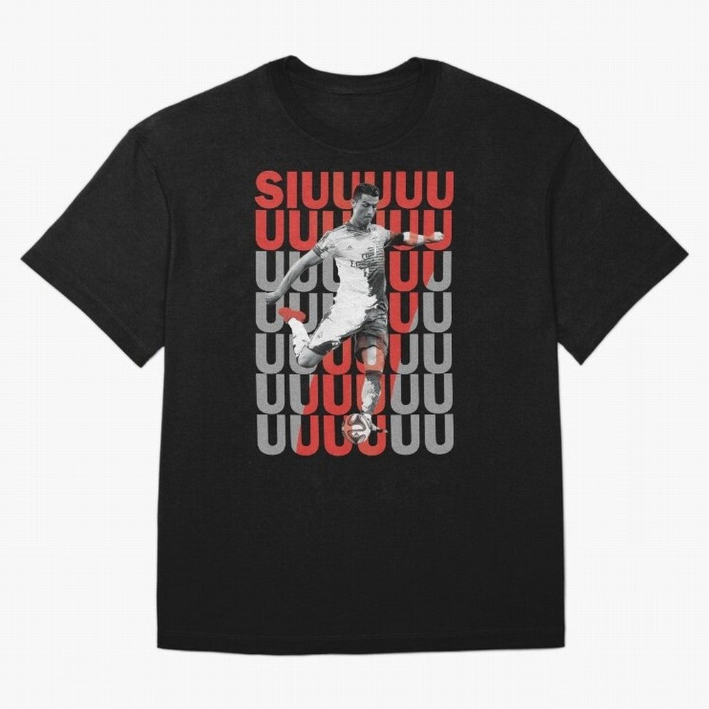 Siuuuuuu Cristiano Ronaldo Oversized T-Shirt Celebrate Soccer Greatness during FIFA World Cup 2026 USA Canada Mexico Spirit, Inspired by England, Messi, CR7 and Mbappe, Stadium Chants, National Pride, Trophy Dreams and Unforgettable Football
