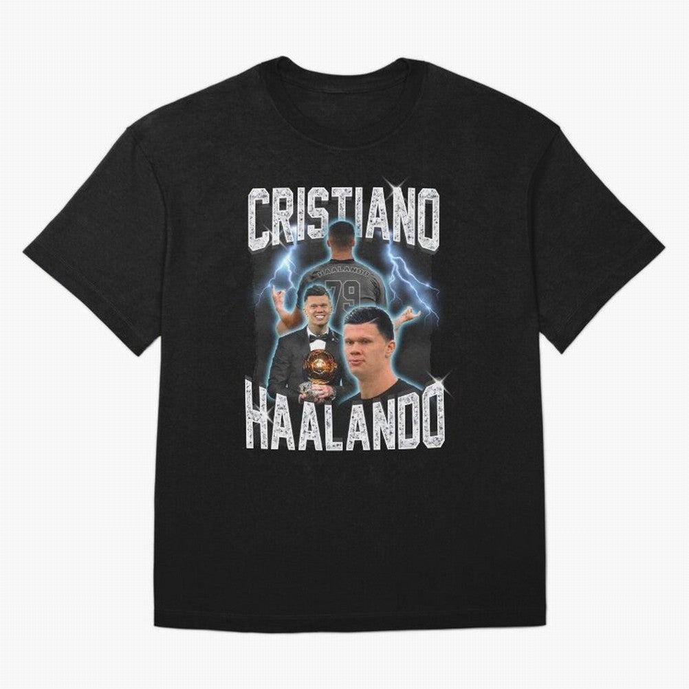 Cristiano Haalando Oversized T-Shirt Carry FIFA World Cup 2026 Group Stage for Fans of Messi, Neymar and Mbappe and Brazil, Portugal and Argentina, Bringing Fan Favorite Moments, National Team Passion, Big Match Drama and Soccer History; Built for