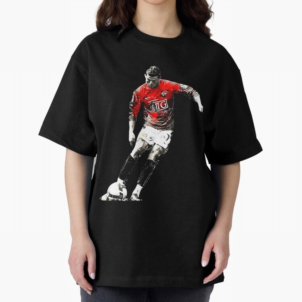 Cristiano Ronaldo Manchester 2008 Oversized T-Shirt Discover FIFA World Cup 2026 USA Canada Mexico Inspired by Messi and Cristiano Ronaldo, Spain and Netherlands Energy, Worldwide Fan Energy, Dramatic Goals, Stadium Lights and Championship