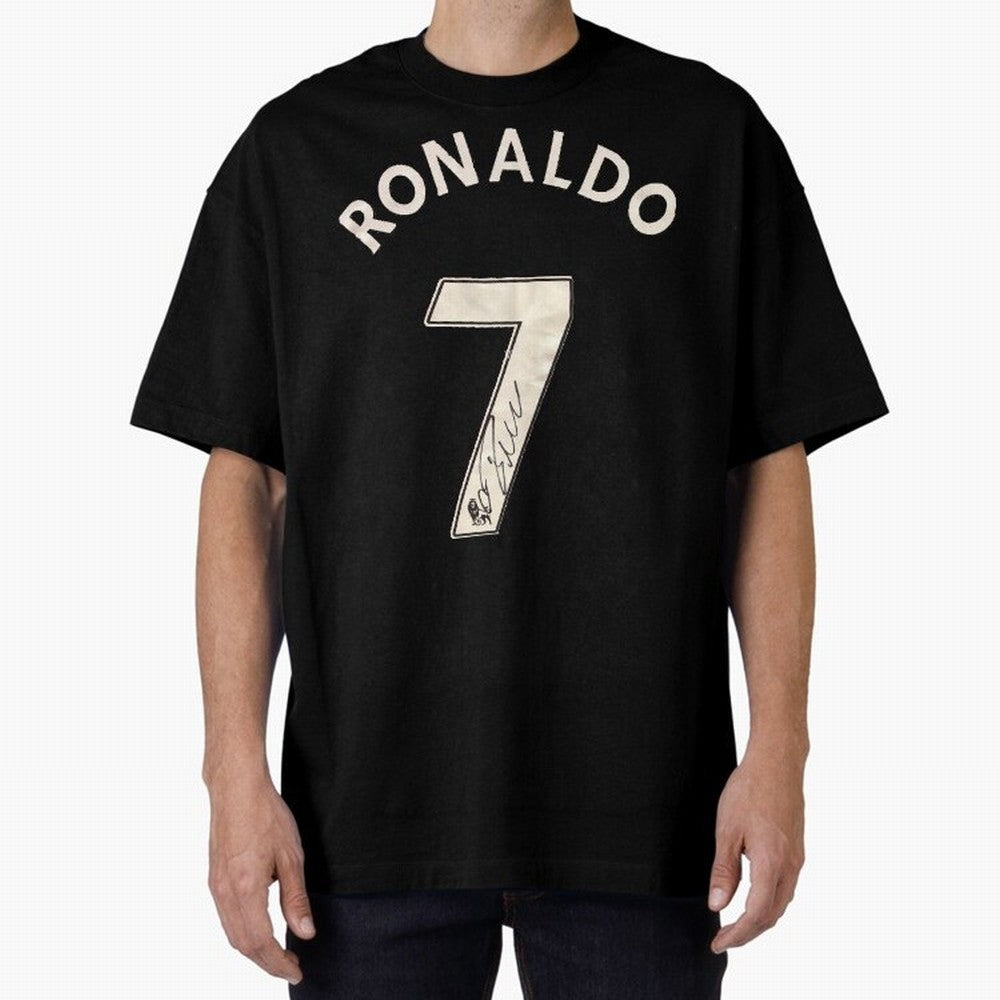 CR7 Uniform with signature Oversized T-Shirt Build FIFA World Cup 2026 Group Stage Spirit, Filled with England and Germany, Haaland, Stadium Memories, Football Loyalty, International Chants and Championship Tradition; Made for Die Hard Supporters,