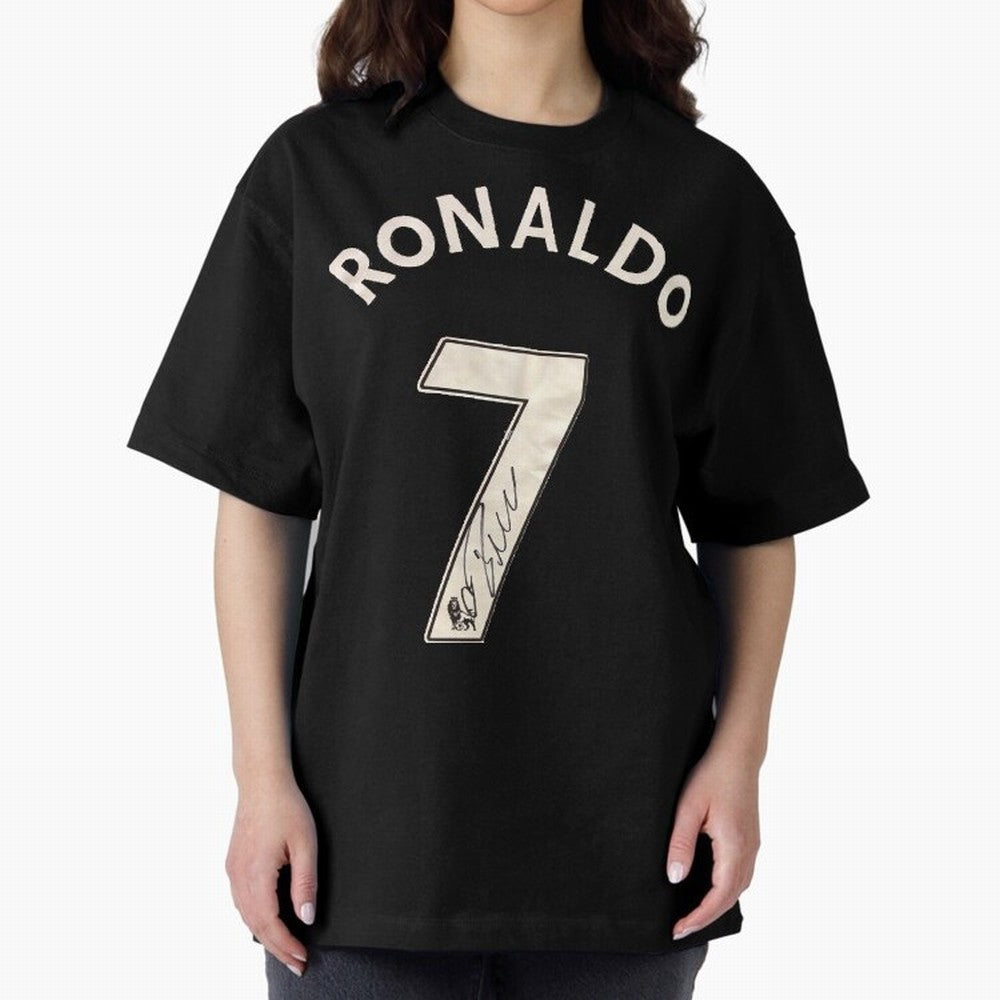 CR7 Uniform with signature Oversized T-Shirt Build FIFA World Cup 2026 Group Stage Spirit, Filled with England and Germany, Haaland, Stadium Memories, Football Loyalty, International Chants and Championship Tradition; Made for Die Hard Supporters,