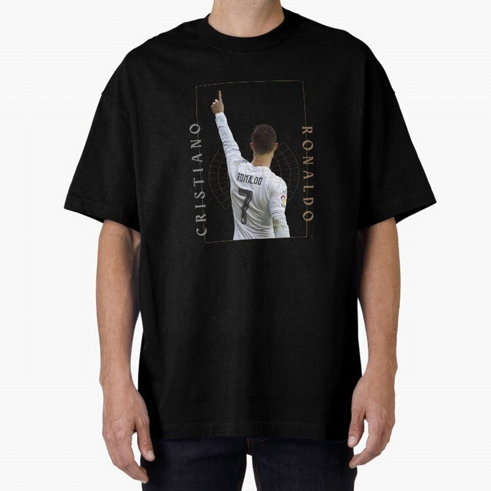 Cristiano Ronaldo CR7 Best Seller Oversized T-Shirt Step into Match Day Hype around FIFA World Cup 2026, CR7, Germany, Global Supporter Spirit, Legendary Goals, National Colors and Tournament Celebration; Perfect for People Who Love Argentina,
