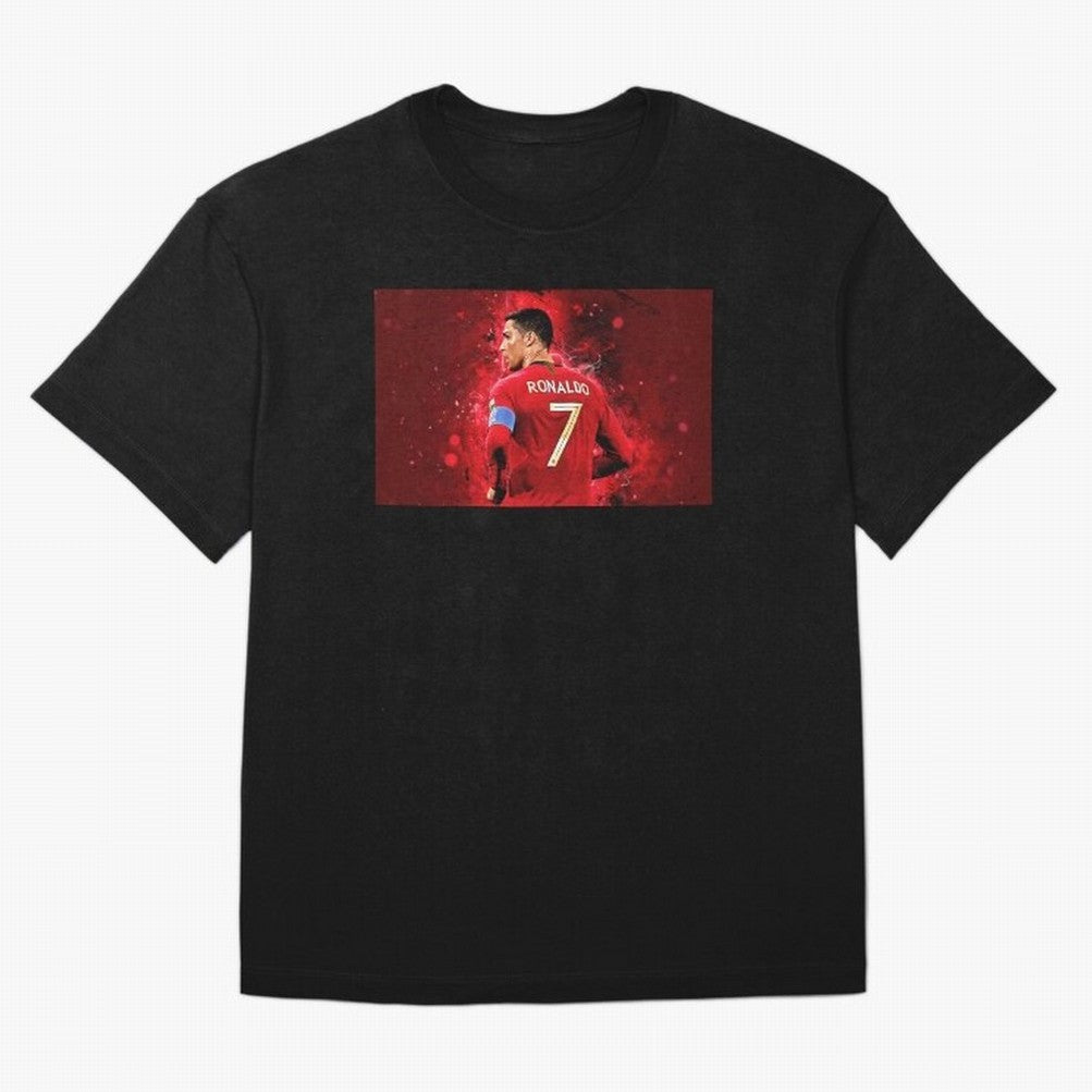 Cristiano Ronaldo Oversized T-Shirt Carry FIFA World Cup 2026 Connected to Messi, Neymar and Mbappe, Spain and Netherlands Energy, Retro Football Energy, Iconic Rivalries, Trophy Chase Drama and Stadium Atmosphere; Perfect for Supporters Who Want