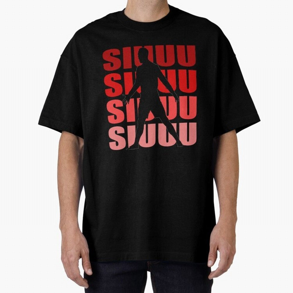cristiano ronaldo siuuu Oversized T-Shirt Capture FIFA World Cup 2026 USA Canada Mexico Spirit, Centered on England, France and Netherlands, Messi, CR7 and Mbappe, Football History, Final Match Energy, Crowd Noise and Once in a Lifetime Moments;