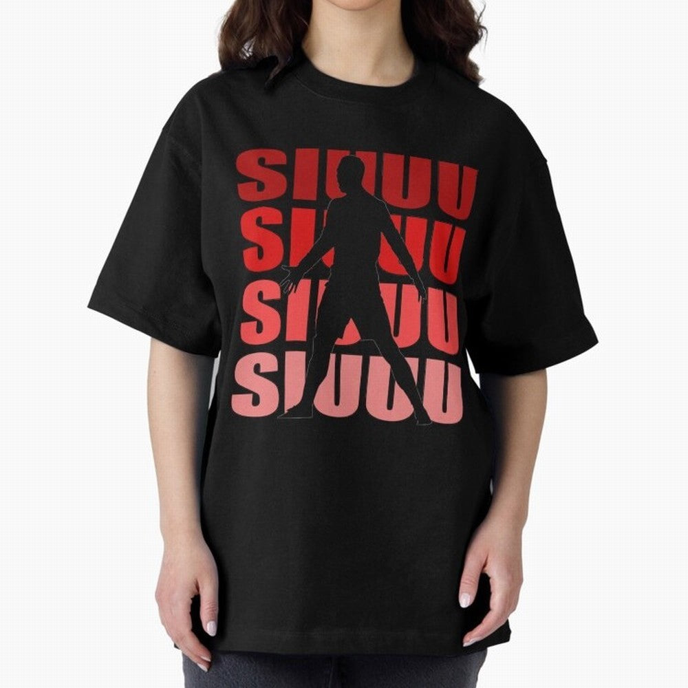 cristiano ronaldo siuuu Oversized T-Shirt Capture FIFA World Cup 2026 USA Canada Mexico Spirit, Centered on England, France and Netherlands, Messi, CR7 and Mbappe, Football History, Final Match Energy, Crowd Noise and Once in a Lifetime Moments;