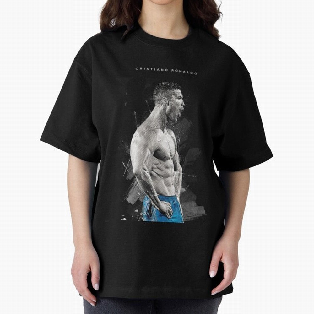 Cristiano Ronaldo Cristiano Ronaldo Oversized T-Shirt Keep Football History Alive during the FIFA World Cup 2026 Journey through Cristiano Ronaldo Highlights, Portugal, Spain and Germany Pride, Retro Football Energy, Iconic Rivalries, Trophy Chase