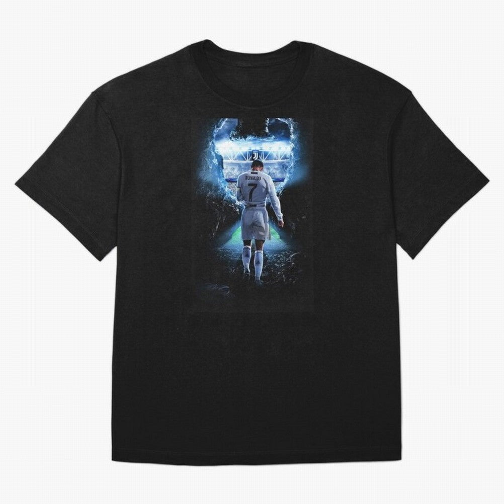 Football player Oversized T-Shirt Support FIFA World Cup 2026 USA Canada Mexico Inspired by Mbappe, Portugal Energy, Retro Football Energy, Iconic Rivalries, Trophy Chase Drama and Stadium Atmosphere; Perfect for People Who Love Argentina, Brazil,