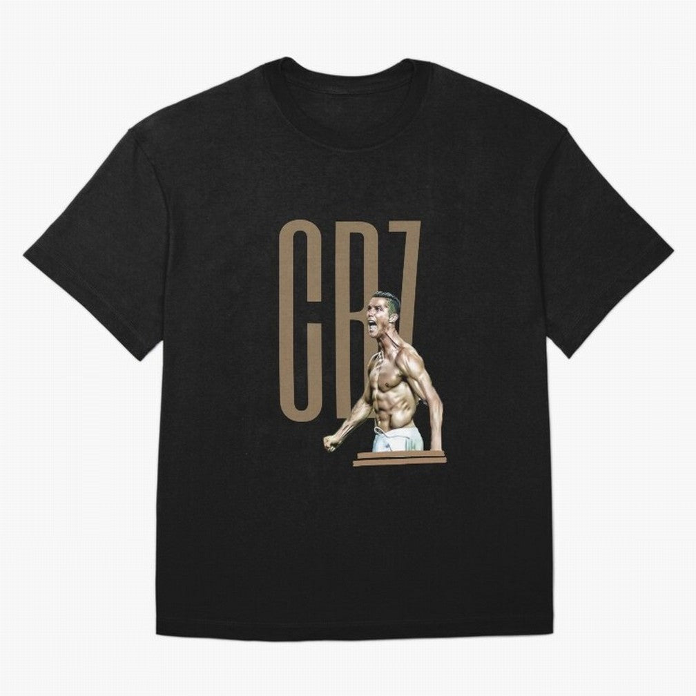 Best Seller - CR7 - Cristiano Ronaldo Merchandise Oversized T-Shirt Make Every Kick Count in FIFA World Cup 2026 Group Stage Filled with CR7 and Messi, Netherlands Energy, Football Festival Excitement, Trophy Ambitions, Country Rivalries and Star