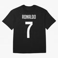 Ronaldo Oversized T-Shirt Share the FIFA World Cup 2026 USA Canada Mexico Journey through Messi, CR7 and Mbappe Highlights, Portugal, Spain and Germany Pride, Worldwide Fan Energy, Dramatic Goals, Stadium Lights and Championship Celebrations; Made