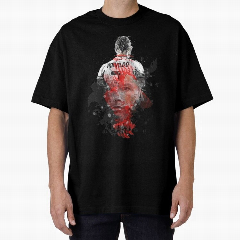 Cristiano Ronaldo Cristiano Ronaldo Oversized T-Shirt Join the Countdown to Match Day Hype around FIFA World Cup 2026 USA Canada Mexico, Haaland, England and Germany, Soccer Culture, Superstar Moments, National Team Dreams and Competitive Fire;