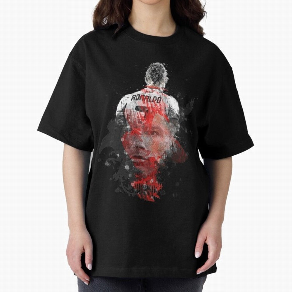 Cristiano Ronaldo Cristiano Ronaldo Oversized T-Shirt Join the Countdown to Match Day Hype around FIFA World Cup 2026 USA Canada Mexico, Haaland, England and Germany, Soccer Culture, Superstar Moments, National Team Dreams and Competitive Fire;