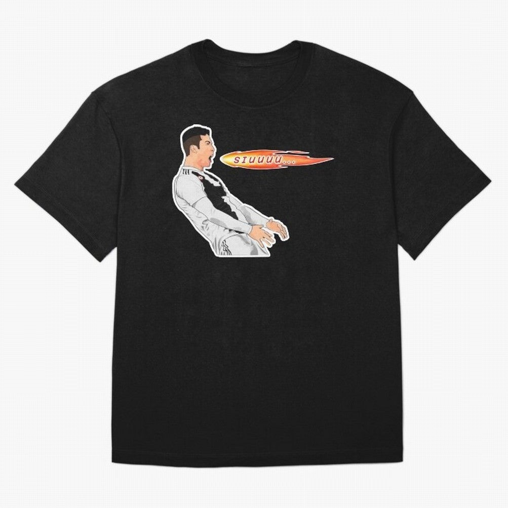 Siuuu Cristiano ronaldo funny Oversized T-Shirt Relive Legendary Nights from FIFA World Cup 2026 Group Stage Spirit, Centered on France and Portugal, Haaland and Mbappe, Supporter Pride, Iconic Celebrations, Legendary Names and Global Match Day