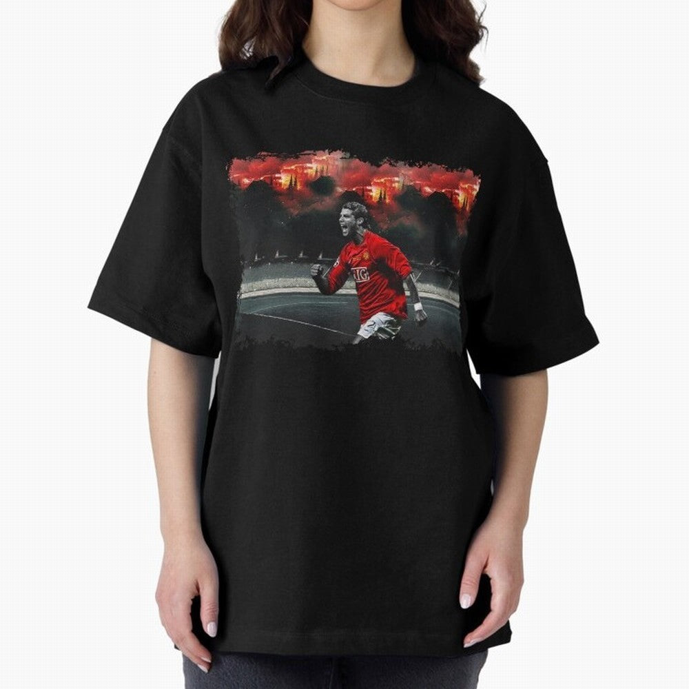 Cristiano Ronaldo Manchester 8K Oversized T-Shirt Celebrate Soccer Greatness during the FIFA World Cup 2026 USA Canada Mexico Journey through Mbappe Highlights, Brazil, Portugal and Argentina Pride, Game Day Rituals, Football Legends, Country Pride