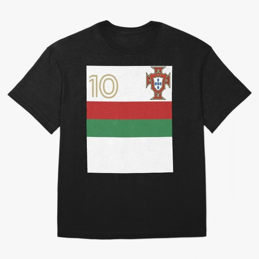 Portugal | 2026 World Cup Fan Apparel Oversized T-Shirt Celebrate the Magic of Match Day Hype around FIFA World Cup 2026, Messi and Cristiano Ronaldo, Netherlands, Champion Mindset, Group Stage Buzz, Knockout Tension and Passionate Fan Culture;