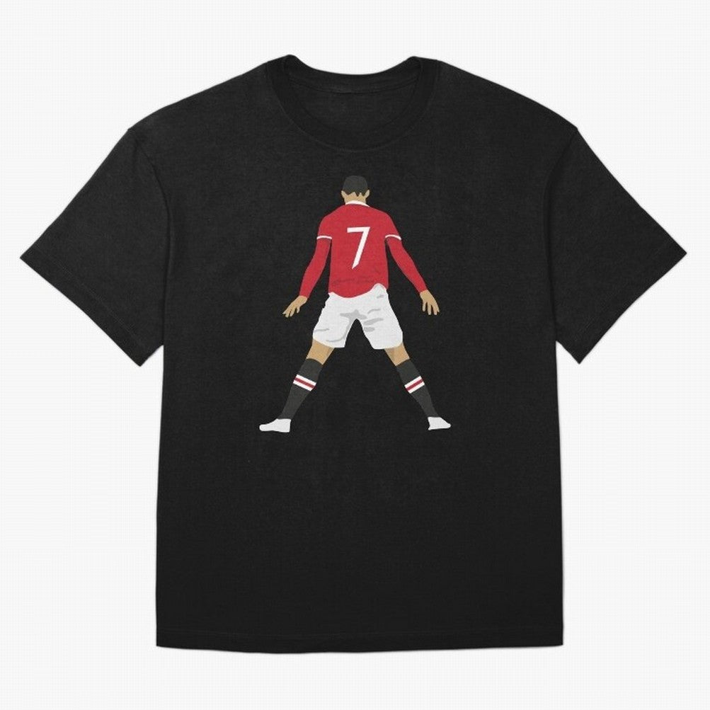 CR7 Man U | SIIIIIUUUUUUU (Celebration) Oversized T-Shirt Remember Iconic Moments from the FIFA World Cup 2026 USA Canada Mexico Journey through Neymar Highlights, Brazil, Portugal and Argentina Pride, Sports Nostalgia, International Competition,