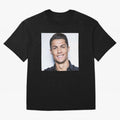 Cristiano Ronaldo Poster Oversized T-Shirt Follow the Road to Global Football Passion for FIFA World Cup 2026, with Haaland and Mbappe, England, France and Netherlands, Supporter Pride, Iconic Celebrations, Legendary Names and Global Match Day