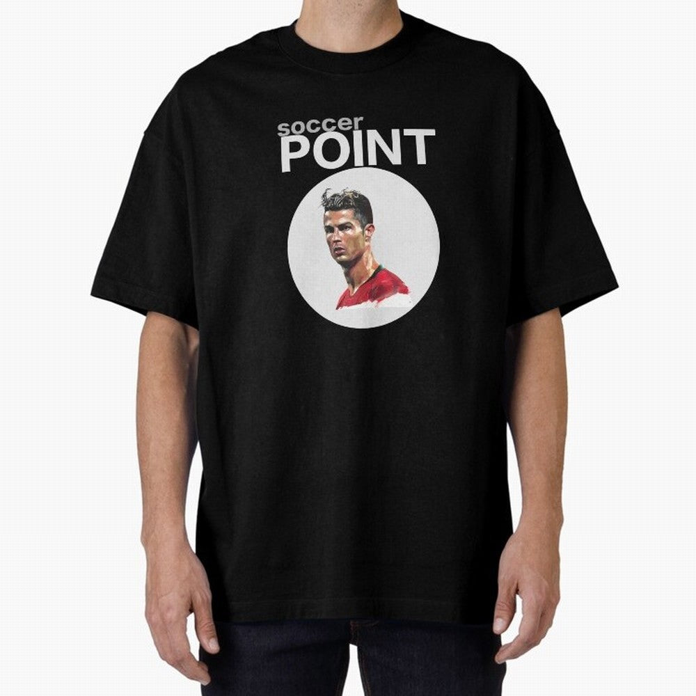 soccer POINT Oversized T-Shirt Bring Legendary Rivalry Energy to FIFA World Cup 2026 for Fans of Haaland and Mbappe and Brazil, Portugal and Argentina, Bringing Tournament Hype, Historic Matchups, Family Viewing Parties and Global Sports Pride;