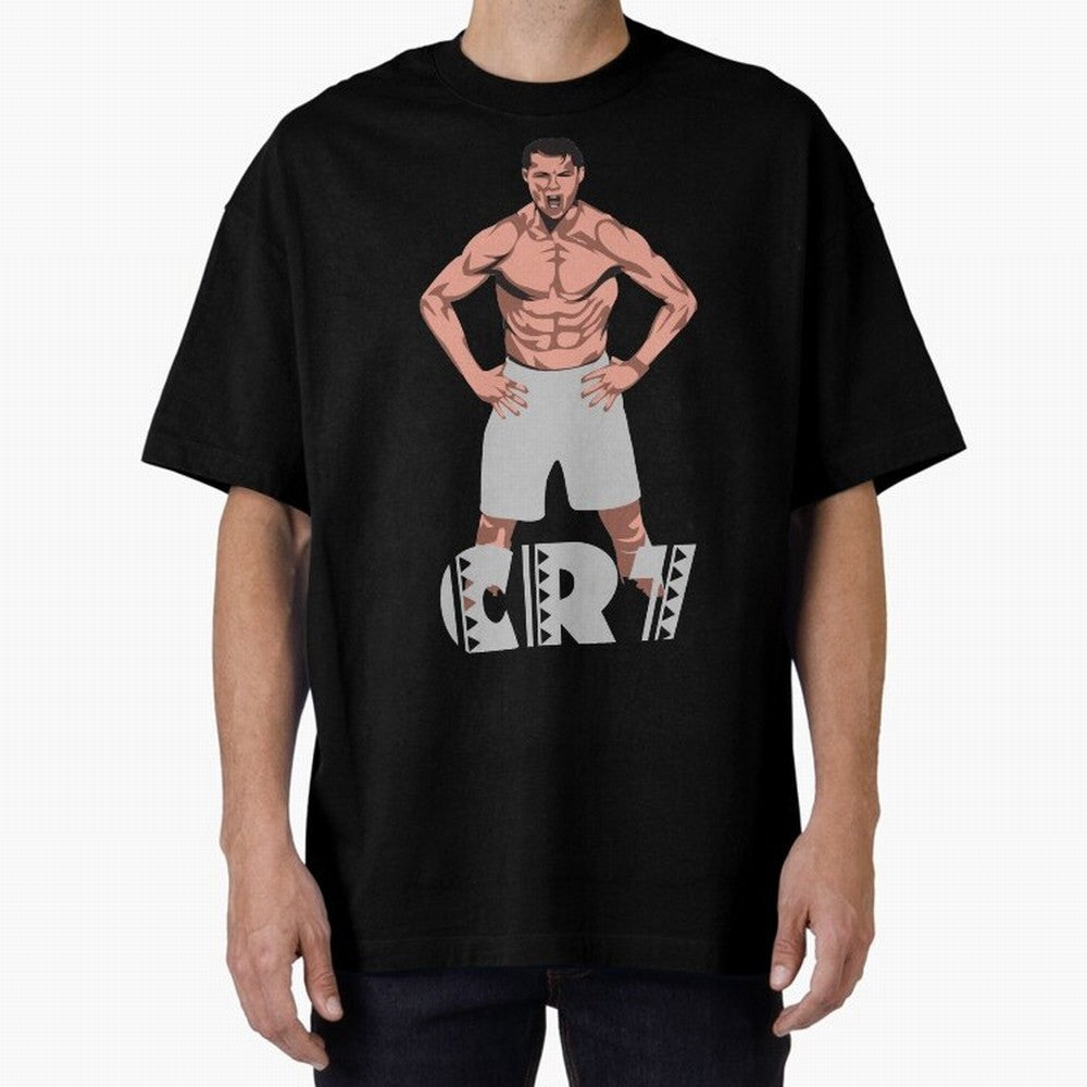 BEST - Cristiano Ronaldo Oversized T-Shirt Celebrate National Team Dreams in the FIFA World Cup 2026 USA Canada Mexico Journey through Neymar Highlights, Spain Pride, Sports Nostalgia, International Competition, Famous Players and Unforgettable