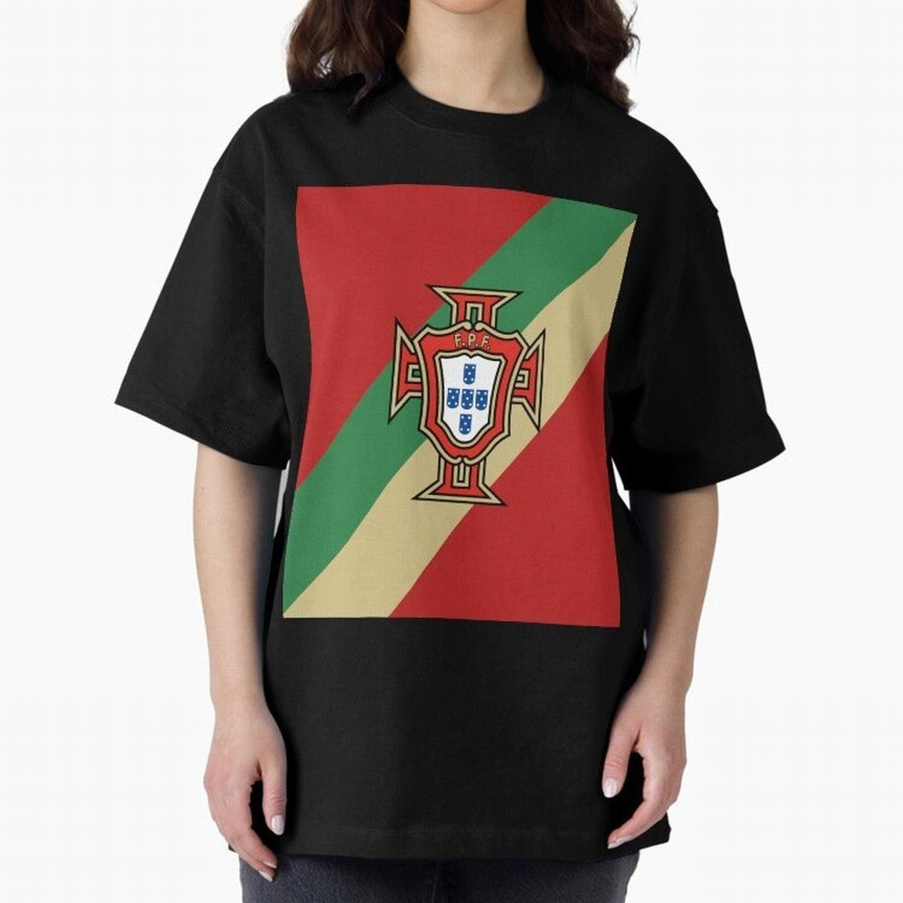 Portugal | 2026 World Cup Fan Apparel Oversized T-Shirt Join Supporters Worldwide for FIFA World Cup 2026 Featuring Neymar, Argentina, France and Brazil Energy, Vintage Soccer Flavor, Modern Football Stars, National Flags and Final Night Emotion;