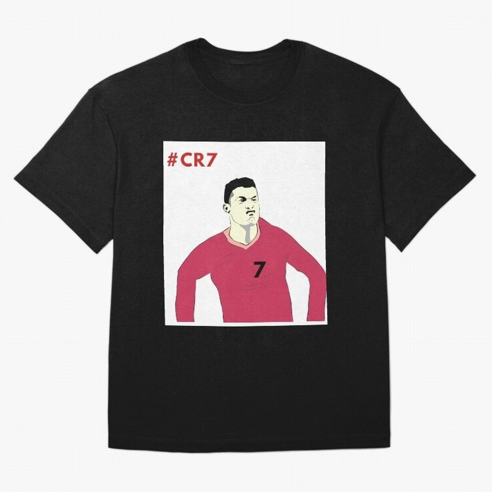Cristiano ronaldo Oversized T-Shirt Relive the Noise and Pride of FIFA World Cup 2026 USA Canada Mexico for Fans of Messi, CR7 and Mbappe and England, France and Netherlands, Bringing Championship Spirit, Famous Goals, Roaring Crowds and