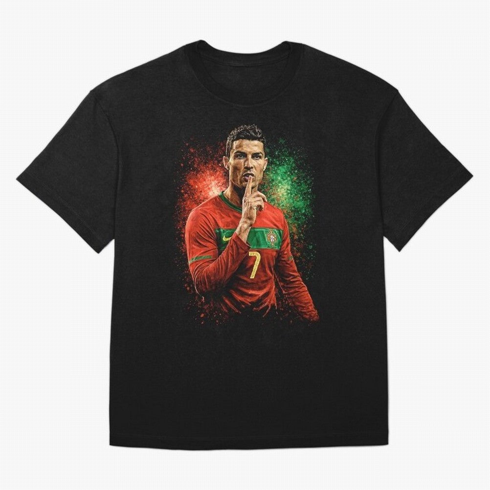 Cristiano Ronaldo Football Legend Oversized T-Shirt Celebrate Soccer Greatness during FIFA World Cup 2026 for Fans of Cristiano Ronaldo, Haaland and CR7 and Portugal, Bringing Supporter Pride, Iconic Celebrations, Legendary Names and Global Match