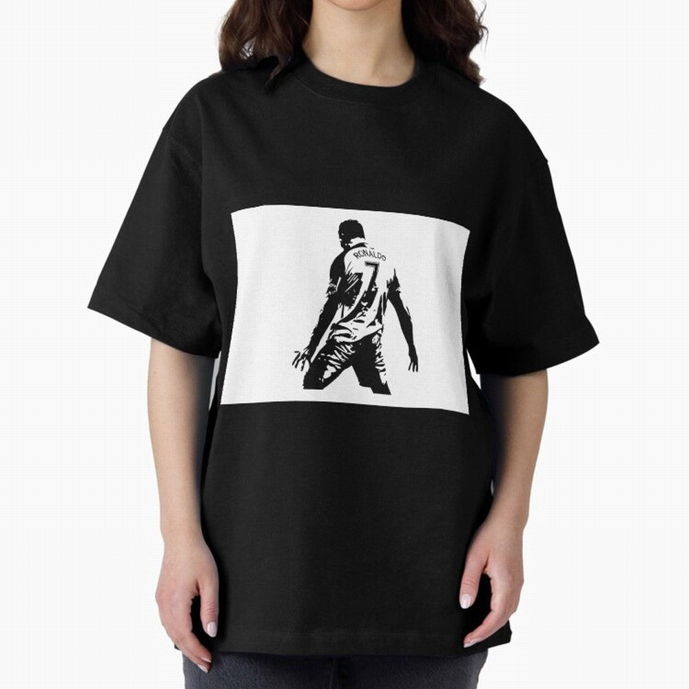 Cristiano Ronaldo Oversized T-Shirt Bring Champion Energy into Global Football Passion for FIFA World Cup 2026 Group Stage, Driven by Cristiano Ronaldo, Spain, Classic Soccer Heritage, Championship Pressure, Fan Loyalty and International Pride;