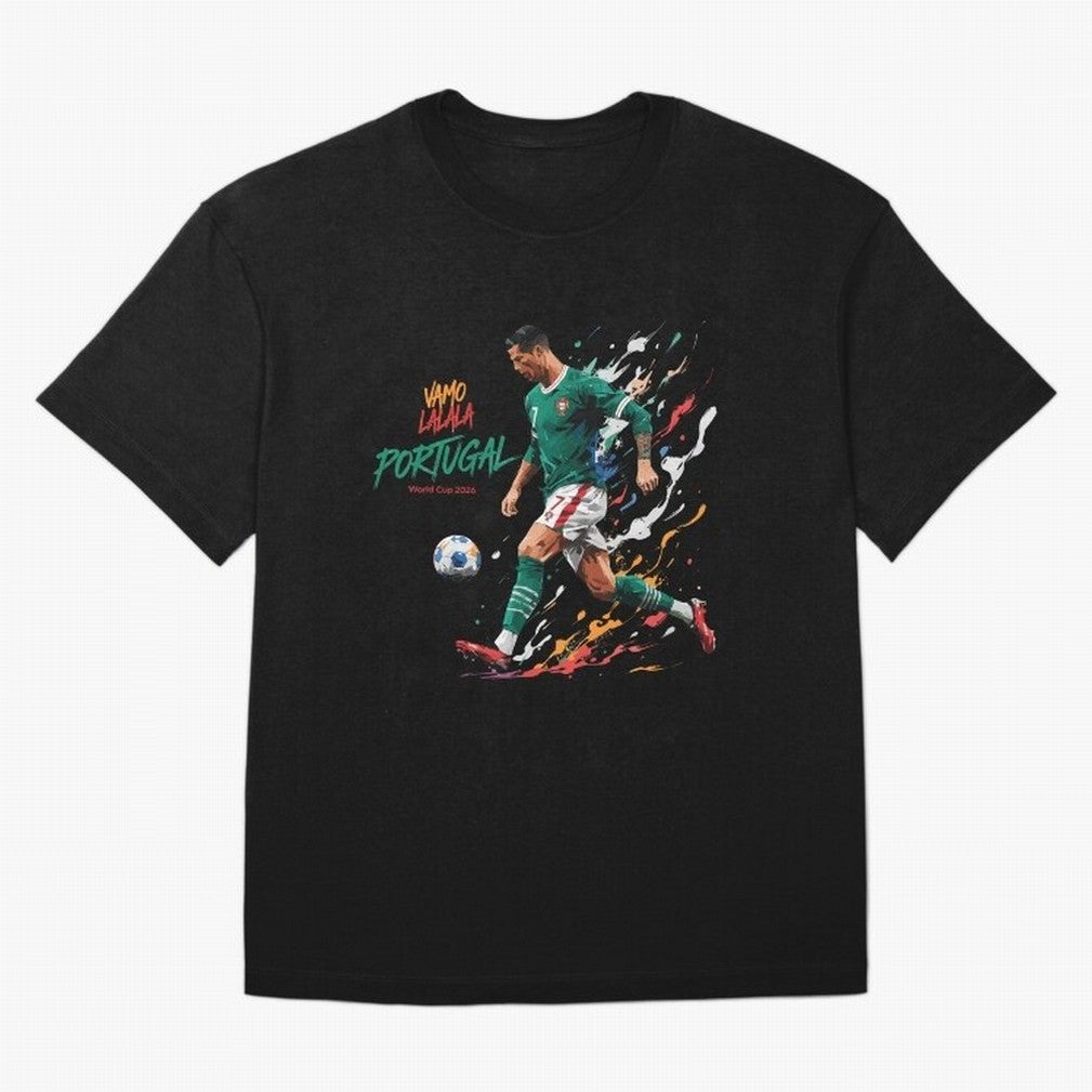 Portugal CR7 Fan World Cup 26 Oversized T-Shirt Honor Global Football Passion for FIFA World Cup 2026 USA Canada Mexico, Built around Cristiano Ronaldo, France, Tournament Hype, Historic Matchups, Family Viewing Parties and Global Sports Pride;
