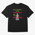 All i want for christmas is siuuu Oversized T-Shirt Show Your Love for FIFA World Cup 2026 USA Canada Mexico Made for Mbappe and Neymar, Netherlands Energy, Match Day Excitement, Supporter Culture, Golden Goals and Global Football Passion; Ideal
