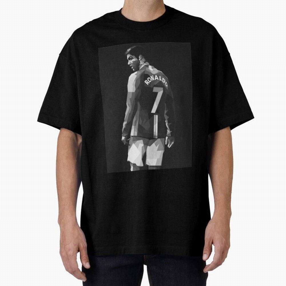Cristiano Ronaldo Cristiano Ronaldo Oversized T-Shirt Feel the Trophy Chase of Match Day Hype around FIFA World Cup 2026 Group Stage, Messi and Cristiano Ronaldo, Spain, Goal Celebration Energy, Supporter Heritage, Football Icons and Worldwide
