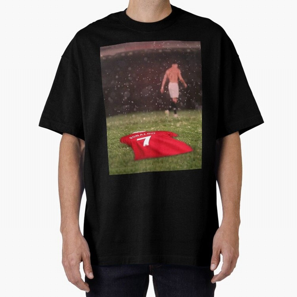 Cristiano Ronaldo Oversized T-Shirt Bring Match Day Fire to FIFA World Cup 2026 Group Stage Spirit, Highlighting England and Germany, Messi and Cristiano Ronaldo, Retro Football Energy, Iconic Rivalries, Trophy Chase Drama and Stadium Atmosphere;