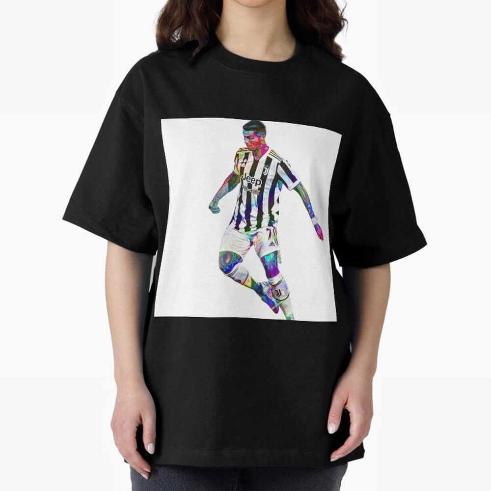 Cristiano Ronaldo art design. Cristiano Ronaldo sketch art Oversized T-Shirt Celebrate the Magic of Global Football Passion for FIFA World Cup 2026 Group Stage, Centered on Neymar, Netherlands, Game Day Rituals, Football Legends, Country Pride and