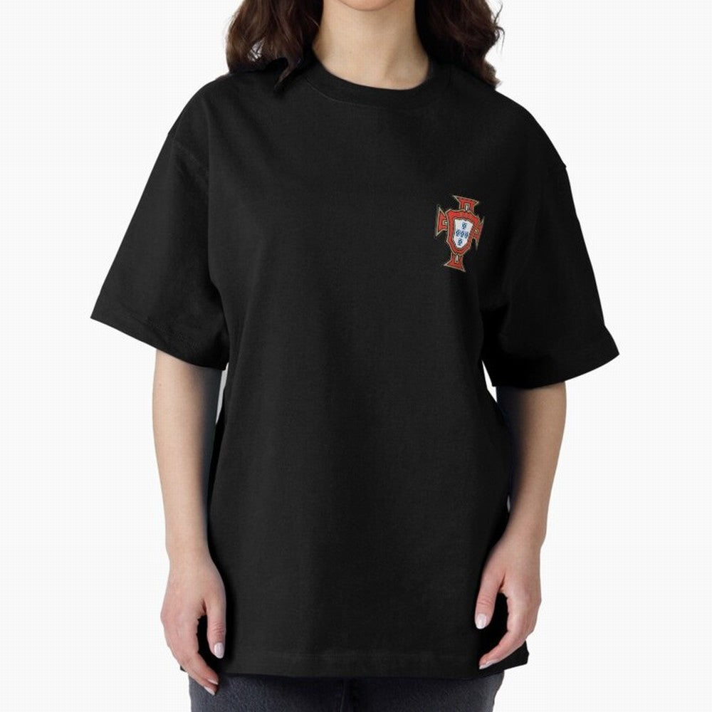 Portugal National Team - Oversized T-Shirt Celebrate the FIFA World Cup 2026 Journey through Messi, CR7 and Mbappe Highlights, Germany Pride, Supporter Pride, Iconic Celebrations, Legendary Names and Global Match Day Energy; Perfect for Fans,