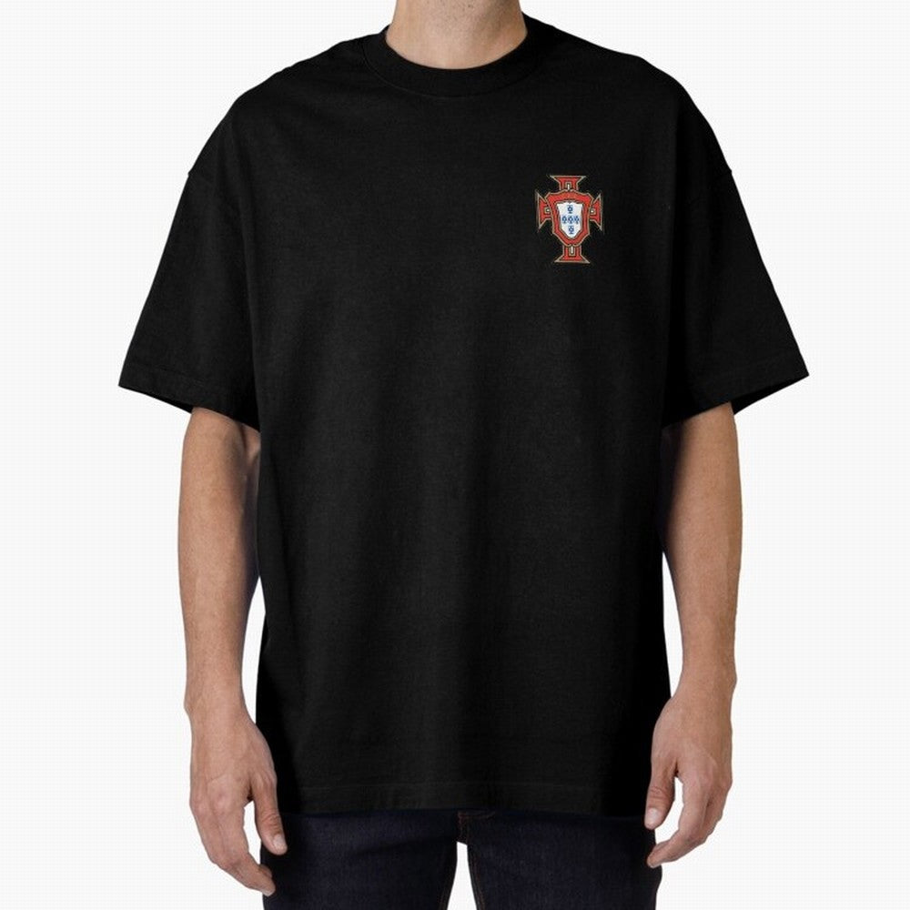 Portugal National Team - Oversized T-Shirt Celebrate the FIFA World Cup 2026 Journey through Messi, CR7 and Mbappe Highlights, Germany Pride, Supporter Pride, Iconic Celebrations, Legendary Names and Global Match Day Energy; Perfect for Fans,