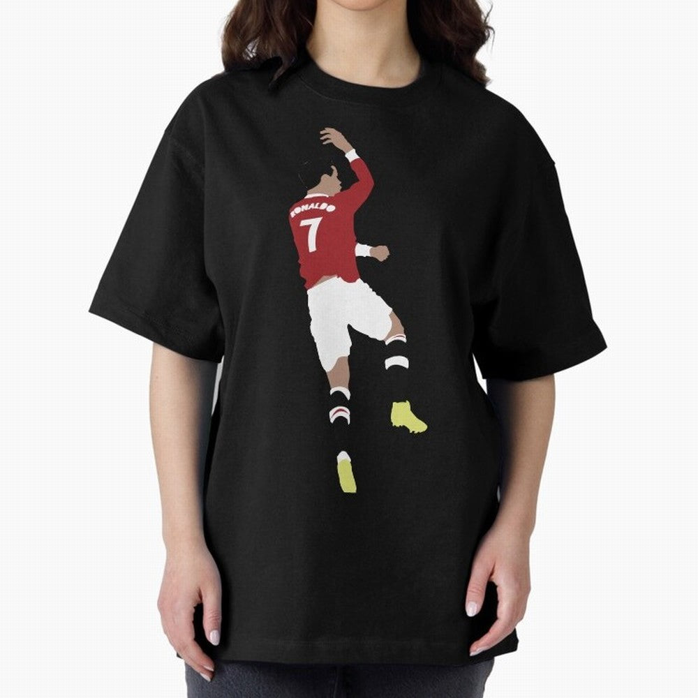 Cristiano Ronaldo Suuii - Design Oversized T-Shirt Bring FIFA World Cup 2026 Built around Neymar, Haaland and Cristiano Ronaldo, Portugal Energy, Supporter Pride, Iconic Celebrations, Legendary Names and Global Match Day Energy; Perfect for
