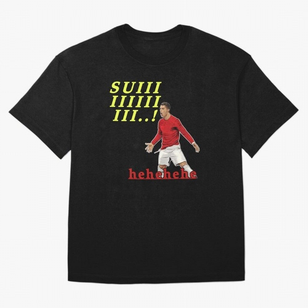Hehehe suiii !! Cristiano ronaldo goal Oversized T-Shirt Celebrate National Team Dreams in FIFA World Cup 2026 USA Canada Mexico Spirit, Featuring England, Messi, Championship Spirit, Famous Goals, Roaring Crowds and International Football Unity;