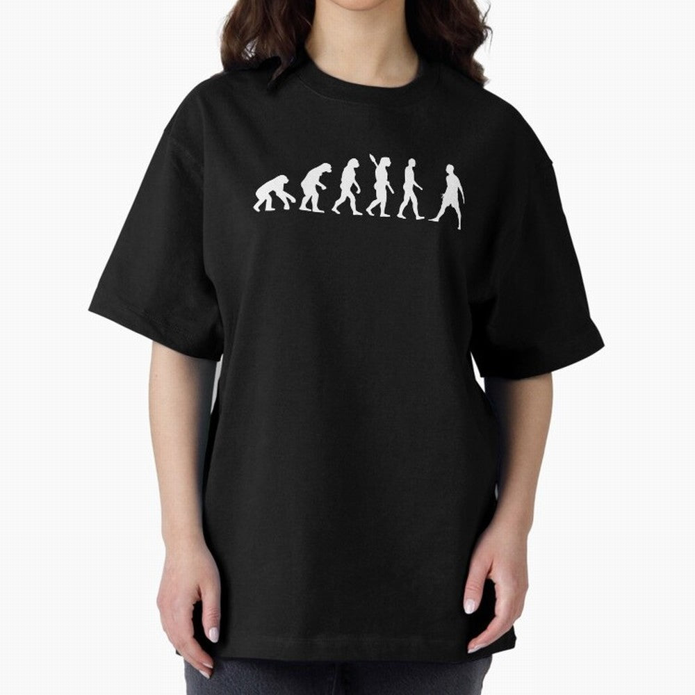 CR7 Mankind evolution Oversized T-Shirt Celebrate Football Heritage in FIFA World Cup 2026 USA Canada Mexico for Fans of Messi, Neymar and Mbappe and Argentina, Bringing Soccer Culture, Superstar Moments, National Team Dreams and Competitive Fire;