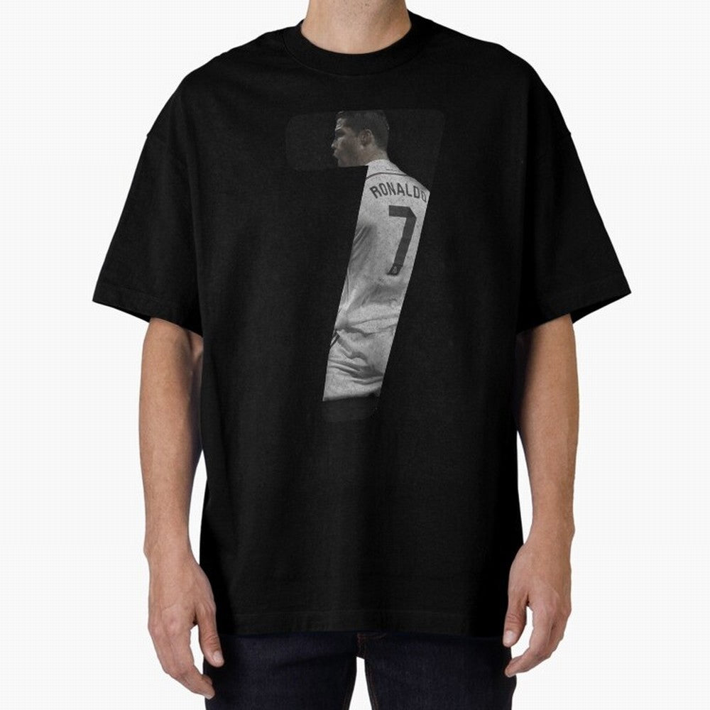 Cristiano Ronaldo shirt number manipulation Oversized T-Shirt Represent the FIFA World Cup 2026 Group Stage Journey through Haaland and Mbappe Highlights, Germany Pride, Stadium Memories, Football Loyalty, International Chants and Championship
