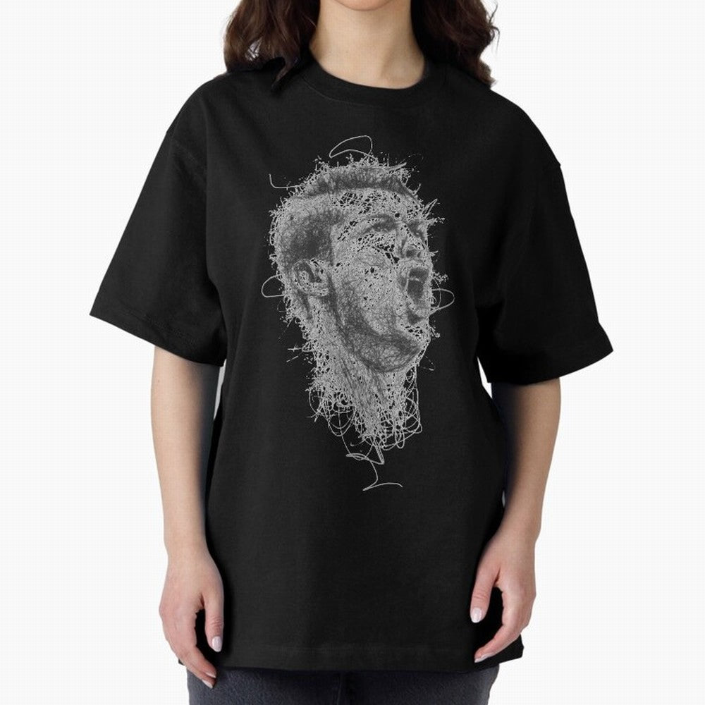 Painting Ronaldo Art Oversized T-Shirt Keep Football History Alive during the FIFA World Cup 2026 USA Canada Mexico Journey through Neymar Highlights, France and Portugal Pride, Tournament Hype, Historic Matchups, Family Viewing Parties and Global