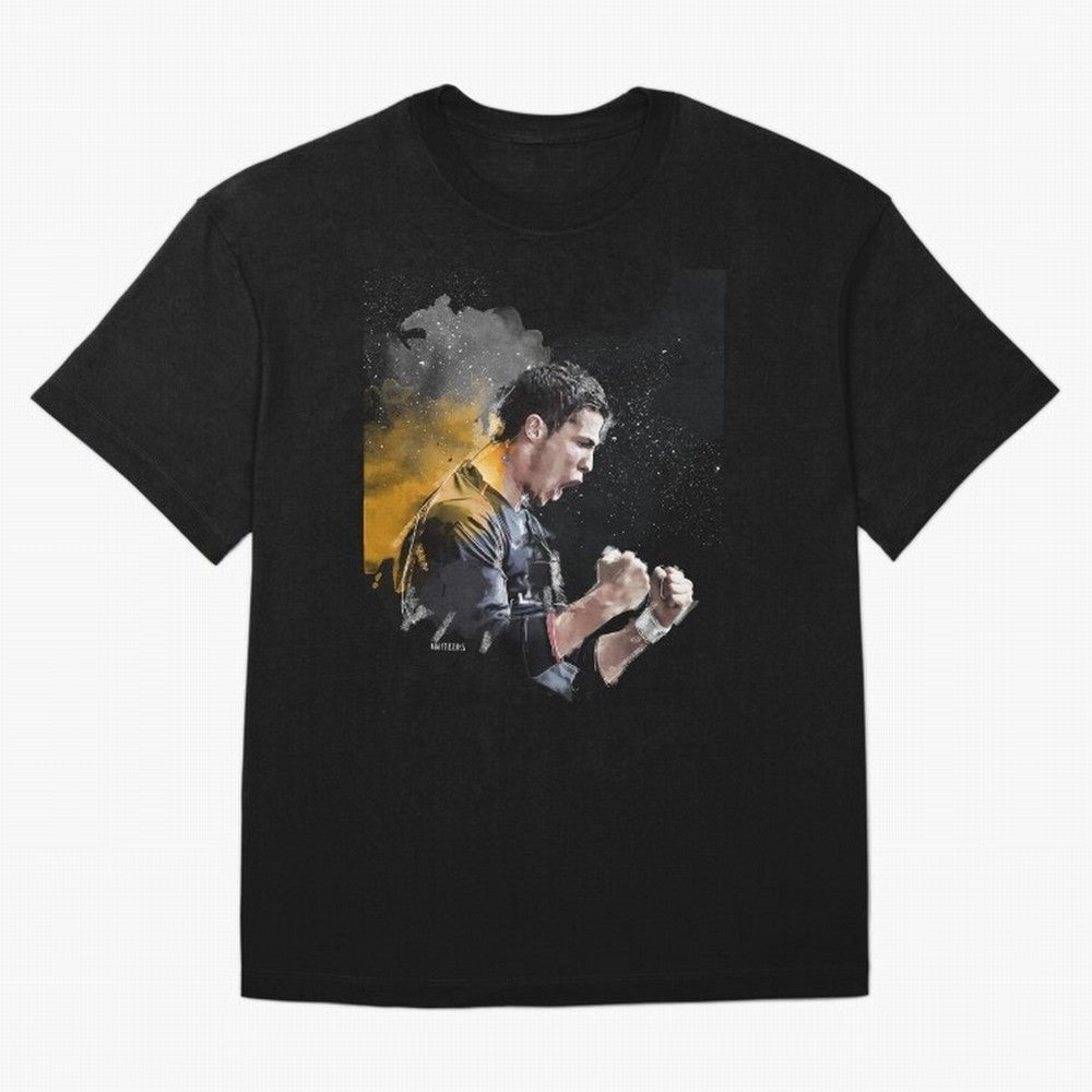 CRISTIANO RONALDO PAINTING Oversized T-Shirt Fuel Match Day Hype around FIFA World Cup 2026 Group Stage, Neymar, Haaland and Cristiano Ronaldo, Argentina, France and Brazil, Champion Mindset, Group Stage Buzz, Knockout Tension and Passionate Fan