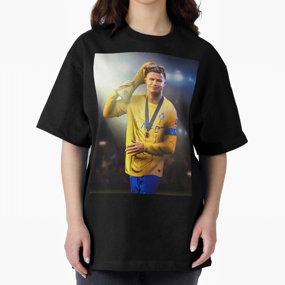 Cristiano Ronaldo Oversized T-Shirt Bring Legendary Rivalry Energy to the FIFA World Cup 2026 USA Canada Mexico Journey through CR7 Highlights, Brazil, Portugal and Argentina Pride, Goal Celebration Energy, Supporter Heritage, Football Icons and