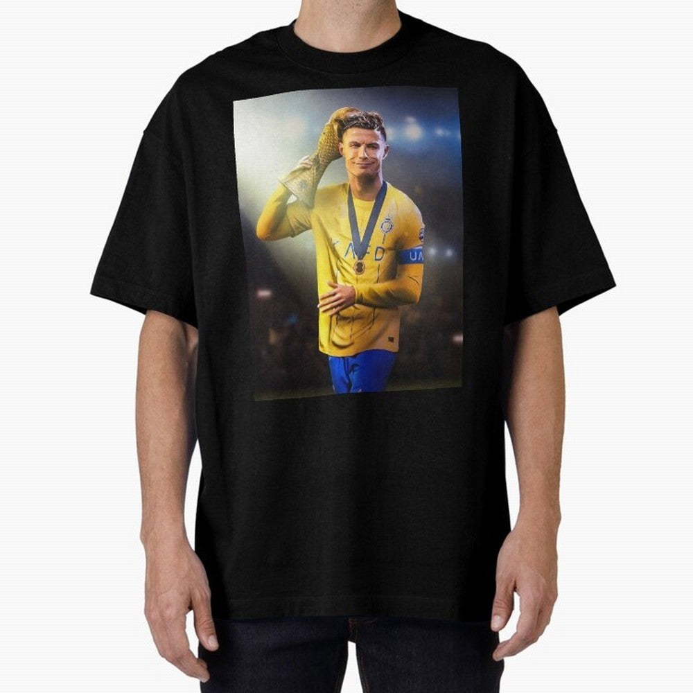 Cristiano Ronaldo Oversized T-Shirt Bring Legendary Rivalry Energy to the FIFA World Cup 2026 USA Canada Mexico Journey through CR7 Highlights, Brazil, Portugal and Argentina Pride, Goal Celebration Energy, Supporter Heritage, Football Icons and