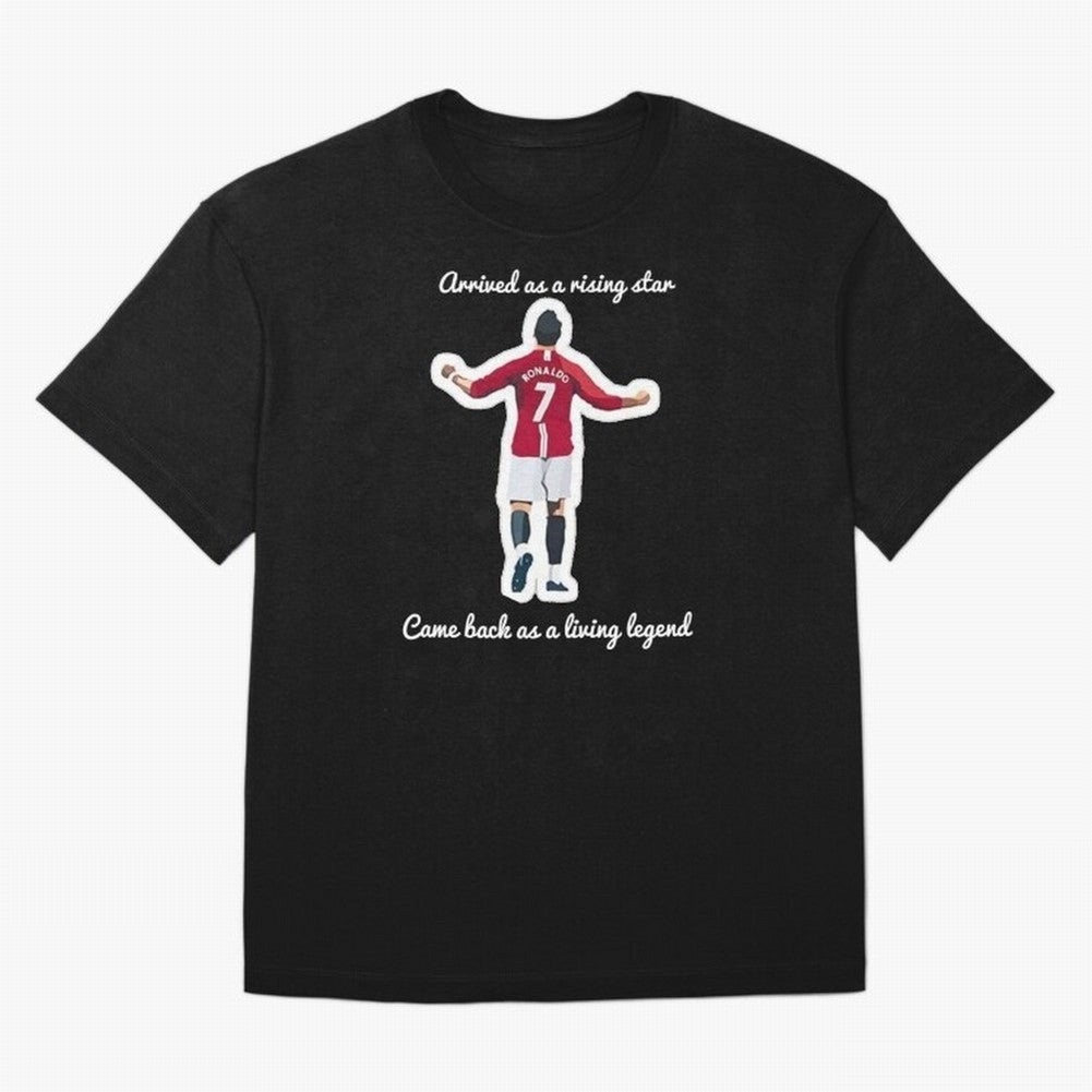 Cristiano Ronaldo Manchester United Siu Siuuu MUFC Oversized T-Shirt Bring Supporter Culture to Match Day Hype around FIFA World Cup 2026 Group Stage, CR7, Argentina, Match Day Excitement, Supporter Culture, Golden Goals and Global Football