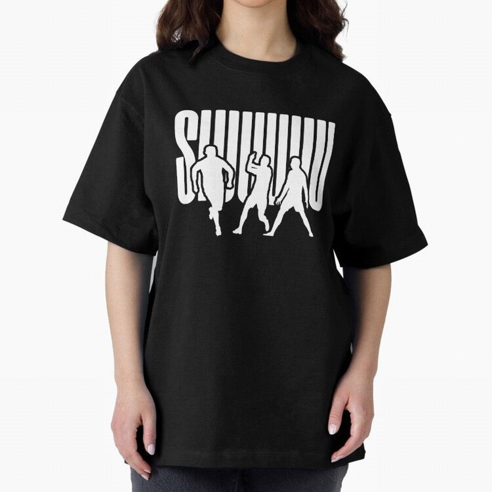 Siuuu Cristiano ronaldo suiii Oversized T-Shirt Show Your Tournament Heart for Match Day Hype around FIFA World Cup 2026, Messi, Germany, Fan Favorite Moments, National Team Passion, Big Match Drama and Soccer History; Ideal for Passionate Fans Who