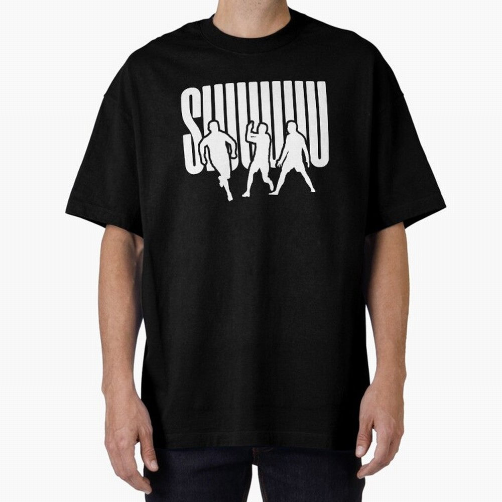 Siuuu Cristiano ronaldo suiii Oversized T-Shirt Show Your Tournament Heart for Match Day Hype around FIFA World Cup 2026, Messi, Germany, Fan Favorite Moments, National Team Passion, Big Match Drama and Soccer History; Ideal for Passionate Fans Who