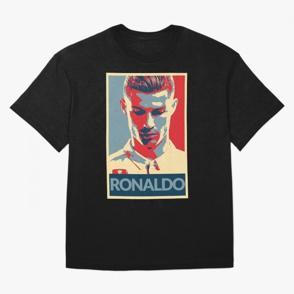 Cristiano Ronaldo Oversized T-Shirt Share the Excitement of FIFA World Cup 2026 Group Stage for Fans of Haaland and England, Bringing Championship Spirit, Famous Goals, Roaring Crowds and International Football Unity; Ideal for Passionate Fans Who